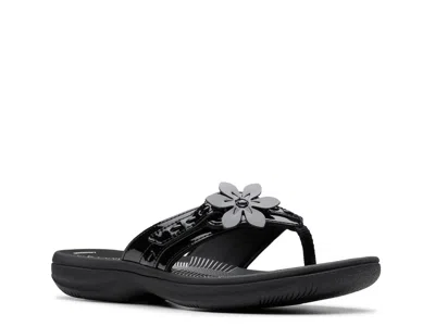 Clarks Breeze Opal Sandal In Black