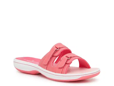 Clarks Breeze Piper In Pink Synthetic In Black