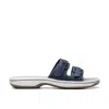 Clarks Breeze Piper In Blue Synthetic