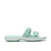 Clarks Breeze Piper In Green Synthetic