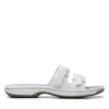 Clarks Breeze Piper In White Synthetic