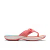 Clarks Breeze Reyna In Pink Synthetic In Multi