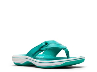 Clarks Breeze Reyna Sandal In Green