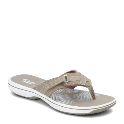 Clarks Breeze Sea In Pewter Synthetic