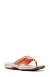 Clarks ® Breeze Sea Thong Sandal In Orange