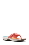 Clarks ® Breeze Sea Thong Sandal In Pink