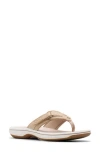 Clarks ® Breeze Sea Thong Sandal In Neutral
