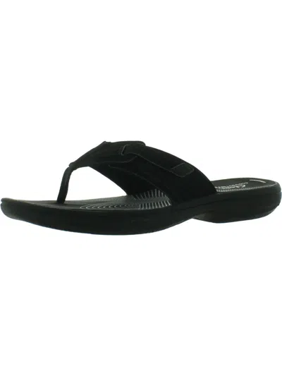 Clarks Breeze Sea Womens Thong Slip On Thong Sandals In Multi