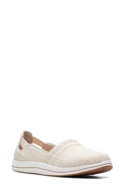 Clarks Women's Cloudsteppers Breeze Step Ii Slip On Sneakers Women's Shoes In Natural Interest