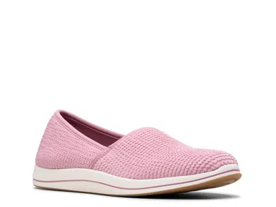 Clarks Breeze Stretch Slipon In Pink