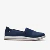 Clarks Women's Cloud Steppers Breeze Vibe Flat Shoes In Blue
