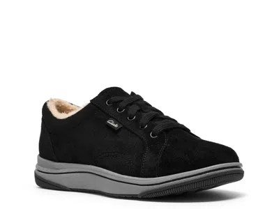 Clarks Breeze Warm Sneaker In Black