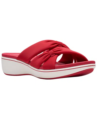 Clarks Breezerae Ava Sandal In Red