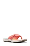 Clarks ® Brinkley Jazz Flip Flop In Red