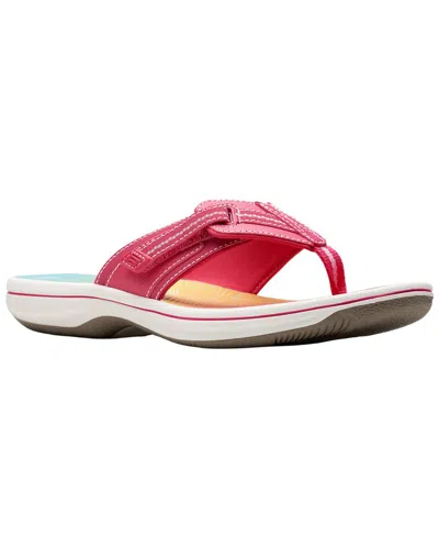 Clarks Brinkley Jazz Flip Flop In Red