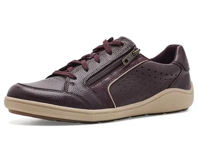 Clarks Bryianne Dazz Women's Shoes Merlot Leather: 10 B - Medium, Leather/synthetic/textile