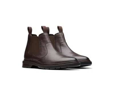 Clarks Burchill Up Men's Boots Dark Brown Leather: 11 D - Medium