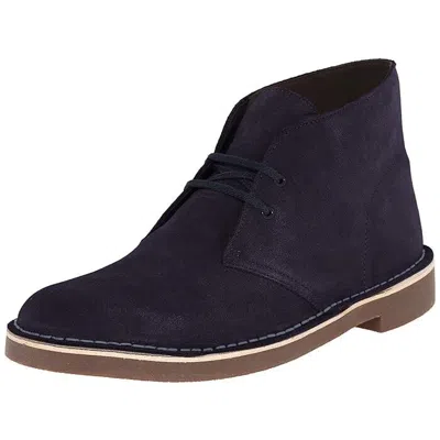 Clarks Bushacre 2 261-06782 Men's Navy Suede Lace Up Chukka Boot Size 12 Clk57 In Blue