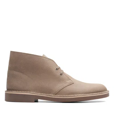 Clarks Bushacre 2 In Beige Suede In Multi