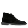 Clarks Bushacre 2 In Black Suede In Black