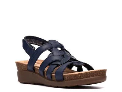 Clarks Calenne Gracie Wedge Sandal In Black