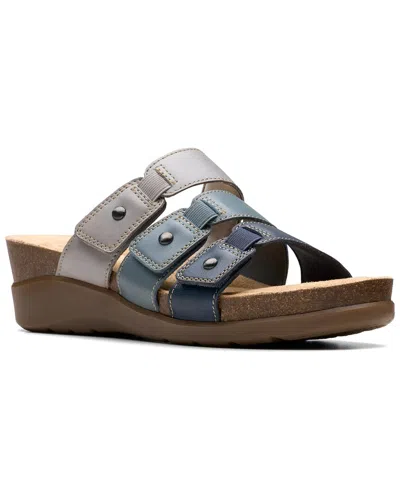 Clarks Calenne Lily Leather Sandal In Multi