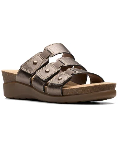 Clarks Calenne Lily Leather Sandal In Multi