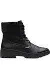 Clarks Calla Charm Boots In Black