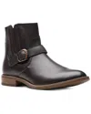 Clarks Camzin Loop Leather Boot In Brown