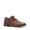 Clarks Camzin Pace Leather Zip Bootie In Brown