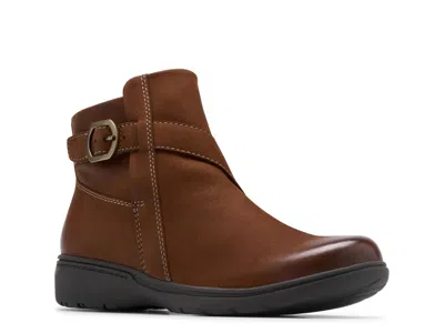Clarks Carleigh Angie Bootie In British Tan