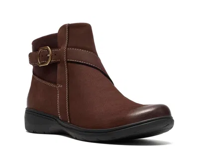 Clarks Carleigh Angie Bootie In Dark Brown