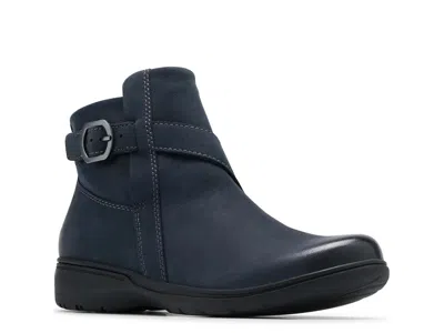 Clarks Carleigh Angie Bootie In Navy