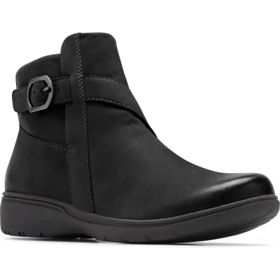 Clarks ® Carleigh Angie Short Boot In Black Combi