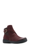 Clarks ® Carleigh Angie Short Boot In Red