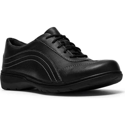 Clarks ® Carleigh Dream Casual Oxford -wide Width Available In Black Leather