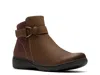 Clarks Carleigh Drift Bootie In Brown