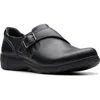 Clarks Carleigh Jazz In Black Leather
