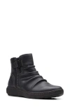Clarks ® Caroline Orchid Ruched Bootie In Black