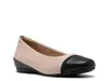 Clarks Cathrynn Dusk Flat In Neutral