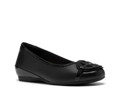 Clarks Cathrynn Luna Flat In Black