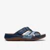 Clarks Cecily Slide In Blue