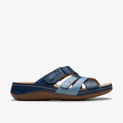Clarks Cecily Slide In Blue