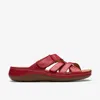 Clarks Cecily Slide In Red