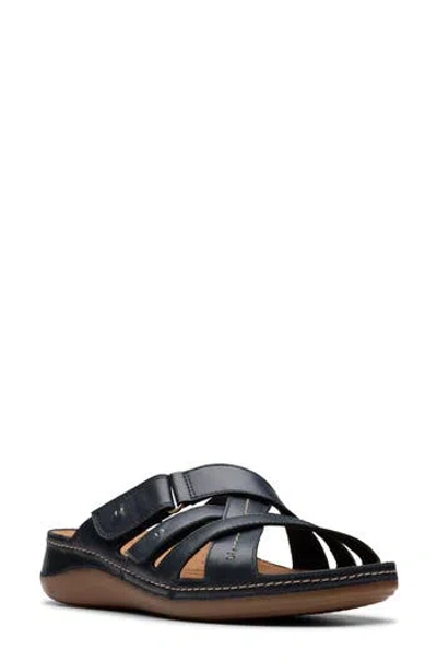 Clarks ® Cecily Slide Sandal In Black