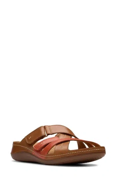 Clarks ® Cecily Slide Sandal In Brown