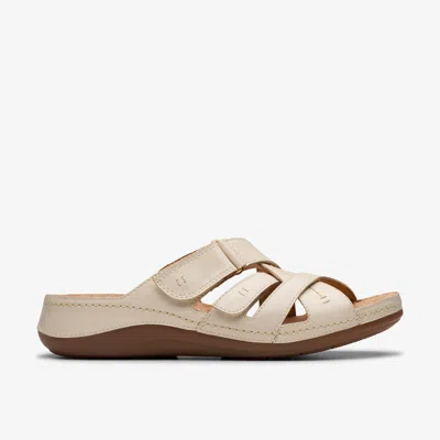 Clarks Cecily Slide In White