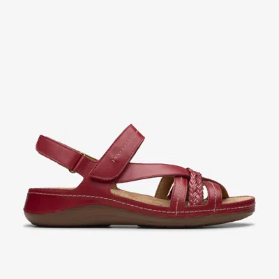 Clarks Cecily Strap In Red