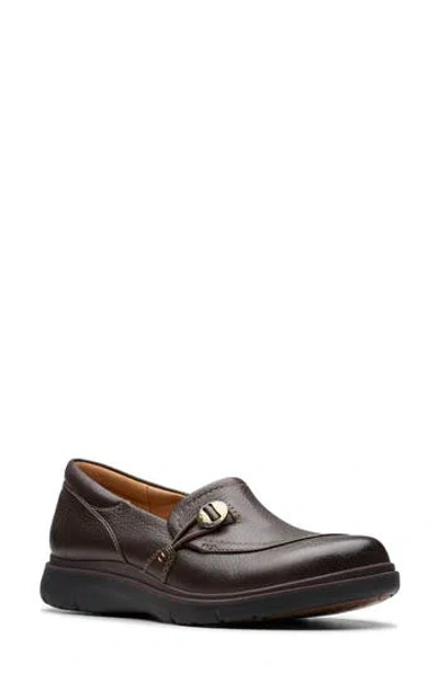 Clarks Certina Ease Leather Loafer In Purple