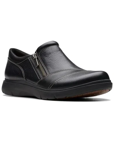 Clarks Certina Pure Leather Loafer In Black